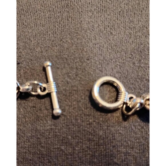 cross hip hop mens and womens retro silver color geometric alloy chain jewelry - Picture 9 of 9